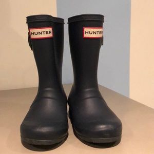 Navy Toddler Hunter rain boots